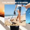 faa4045e-392c-4fed-97b3-26d8b9aa64d2.jpg 32 Oz Insulated Dog Water Bottle With 2 Bowls, Portable Pet Hydration For Travel