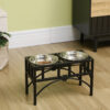 fab1548c-33ba-470e-a59a-4b9eb7242f38.jpg Double Stainless Steel Heavy Duty Dog Food Bowl Elevated Pet Feeding Station