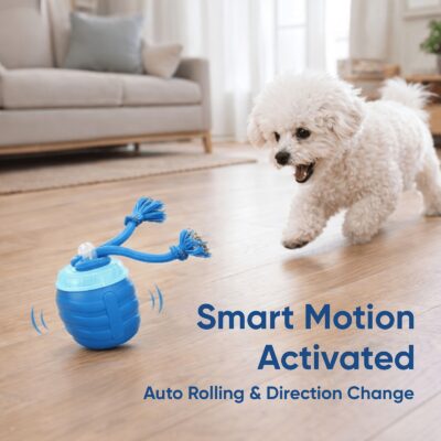 fc1e654f-4c69-466d-a049-c130a2949683.jpg 2026 Upgraded Smart Interactive Dog Toy Ball Boosts Intelligence Fitness For Small Medium Large Dogs Fits Indoor Hardwood Floors Outdoor Carpet Randomly Comes With 1 Spare Chew Rope