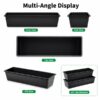 4-piece Dual-purpose Plastic Livestock Feed Trough Suitable For Daily Feeding Of Horses, Goats, Pigs And Other Animals Widely Adaptable To Home Backyards, Pastoral Fences, Livestock Sheds And Other