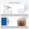ffe25395-5f8b-48c7-8dbd-bce3eb25a512.jpg Waithem Wi-Fi Automatic Cat Feeder, Timed Dry Food Dispenser, App-Programmable Portion Control, Up To 10 Meals Per Day, Dual Power Supply, Suitable For Cats And Small Dogs