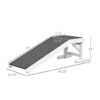 0c4476e5-056e-4642-8072-7a50c8c2392d.jpg PawHut Pet Ramp For Dogs & Cats With Non-Slip Carpet, White