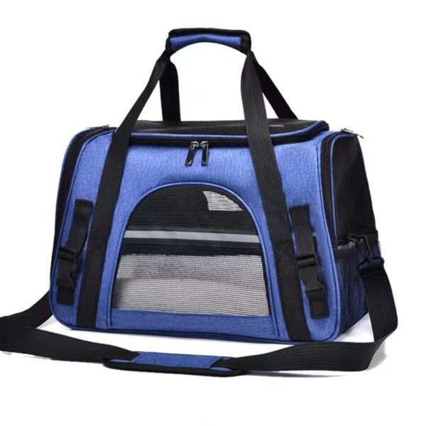 589941098 Foldable & Expandable Pet Carrier Bag - Mesh Breathable Cat/Dog Travel Bag, Convertible Crossbody Handbag for Small Pets