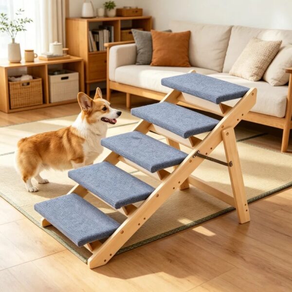 15aea323a67a49daa9582ca90e4eb93e.jpg Pet Stairs with Non-Slip for Closet