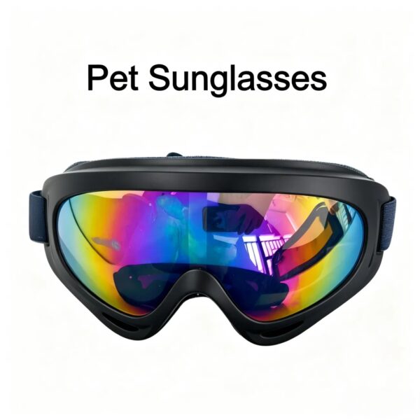 15e257c17bf045c6bedb6f160e86db06.jpg 2 Pack Pet Protection Dog Sunglasses Pet Goggles Windproof Eye Wear Adjustable Dog Goggles (US Logistics only For USPS.TK/TMEU only For self-pickup)