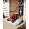 Threshold Ramp For Doorways, 29.5 X 24.3 In, Platform Aluminum Wheelchair Ramp, Non-Slip Door Threshold Ramps, 750 Lbs Load Capacity, For Home Steps, Curbs, Wheelchairs, Walkers, Scooter, Carts