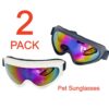 2827e4a1688c4a22b844ff0619564ee1.jpg 2 Pack Pet Protection Dog Sunglasses Pet Goggles Windproof Eye Wear Adjustable Dog Goggles (US Logistics only For USPS.TK/TMEU only For self-pickup)
