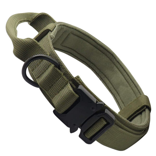 589943365 Tactical Collar Pet Collar Nylon Outdoor Dog Leash Adjustable Large and Medium Dog Collar Dog Collar