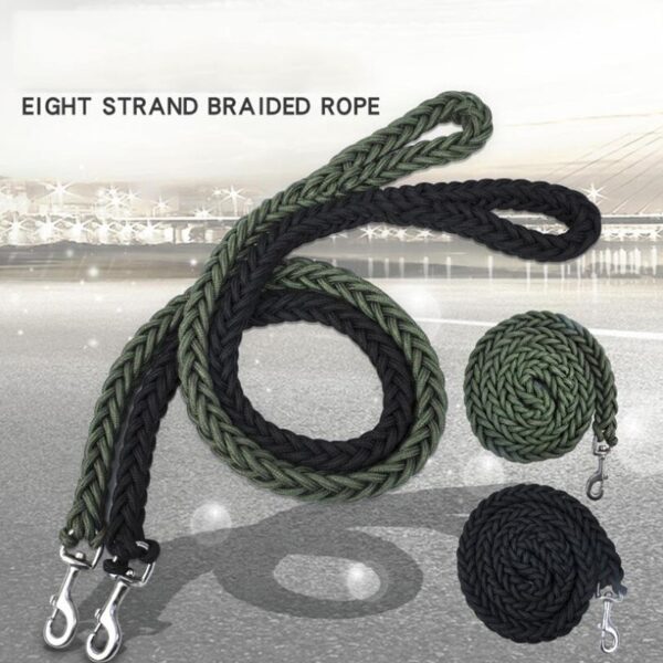 589943589 Nylon Dog Harness Leash For Medium Large Dogs Leads Pet Training Running Walking Safety Mountain Climb Big Dog NylonTenacityRope