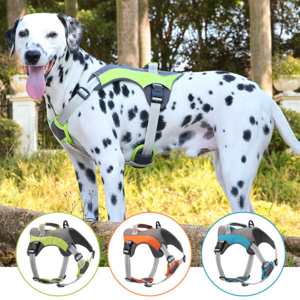 589943514 Pet Supplies Reflective Chest Strap Medium And Large Dogs Explosion-Proof Rush Dog Harness
