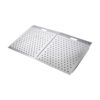 Threshold Ramp For Doorways, 29.5 X 24.3 In, Platform Aluminum Wheelchair Ramp, Non-Slip Door Threshold Ramps, 750 Lbs Load Capacity, For Home Steps, Curbs, Wheelchairs, Walkers, Scooter, Carts