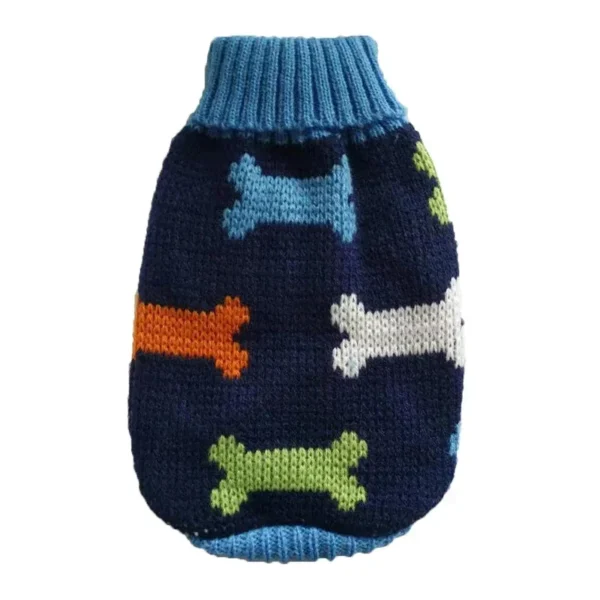 Warm Pet Dog Sweater Winter Dog Clothes for Small Medium Dogs Knitted Puppy Cat Coat Chihuahua French Bulldogs Yorkie Customes