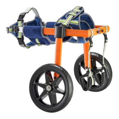 31ec8fb4-6b11-4876-9a7b-7c1233510374.jpg Dog Wheelchair For Back Legs, Lightweight 2 Wheels Pet Wheelchair, Height, Width & Length Adjustable, Dog Cart With Shock-Absorbing Wheels, For Injured, Disabled Dogs 35-48 Lbs, Medium