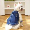 589941136 Wholesale Fleece Dog/Cat Outdoor Jacket - Small/Medium Pets, D-Ring & Buttons