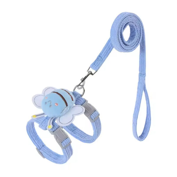 3b60b38c-d7f0-401c-ad4e-5580d0d596bf.jpg Kitten Harness Vest With Wing Decoration, Strap Set For Cats And Small Dogs, Adjustable Pet Cat Harness Accessories