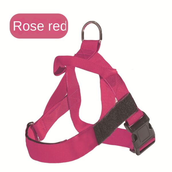 589943398 Dog Harness for Medium to Large Breeds like Shiba Inu, Adjustable Saddle-style Chest and Back Dog Leash