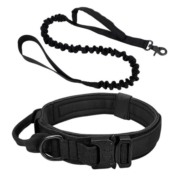 589943370 Tactical Collar Pet Collar Nylon Outdoor Dog Leash Adjustable Large and Medium Dog Collar Dog Collar