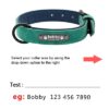 589943610 Custom Dog Collars Leather Personalized Pet Dog Tag Collar Leash Lead For Small Medium Large Dogs Pitbull Bulldog Pugs Beagle