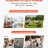 4ecc500d-9a26-4d6c-bd29-8cffcede374e.jpg Dog Wheelchair For Back Legs, Lightweight 2 Wheels Pet Wheelchair, Height, Width & Length Adjustable, Dog Cart With Shock-Absorbing Wheels, For Injured, Disabled Dogs 35-48 Lbs, Medium