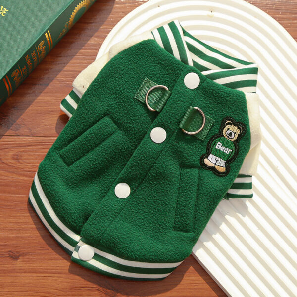 589941134 Wholesale Fleece Dog/Cat Outdoor Jacket - Small/Medium Pets, D-Ring & Buttons