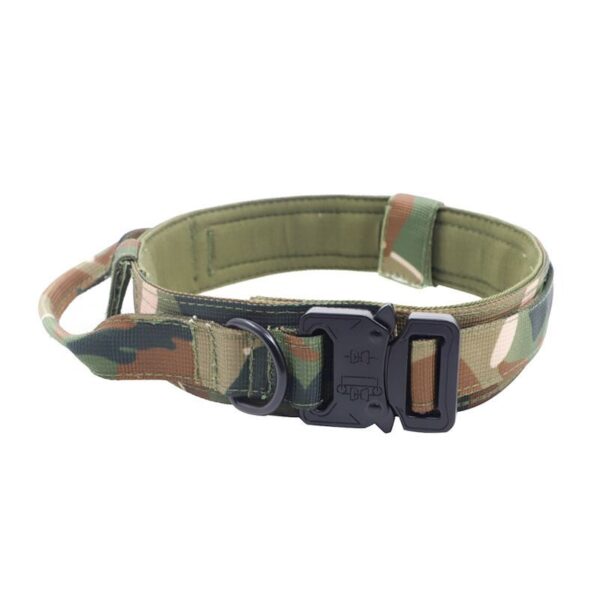 589943368 Tactical Collar Pet Collar Nylon Outdoor Dog Leash Adjustable Large and Medium Dog Collar Dog Collar