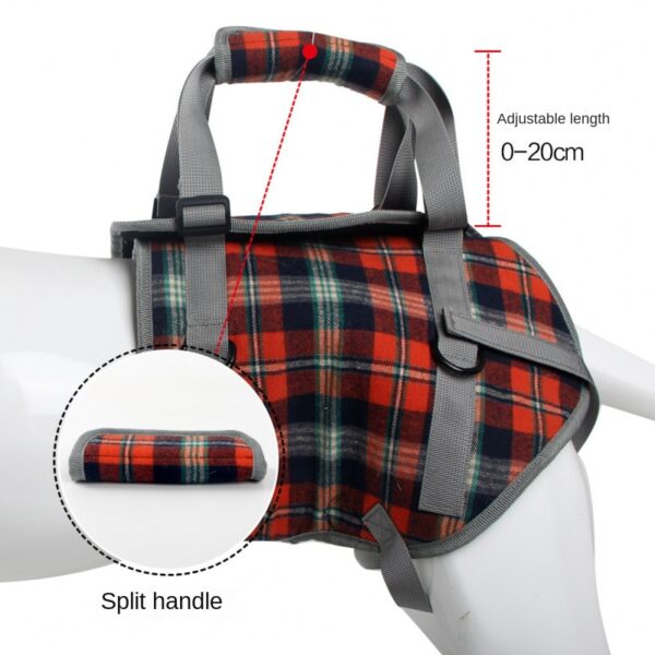 589943500 Pet Dog Leg Support Harness for Post-Surgery Recovery, Elderly Dogs, Large Breed Walking Assistance Brace