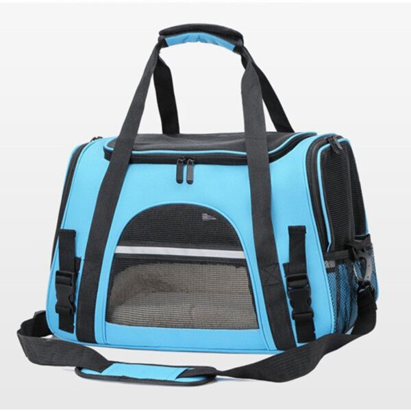 589941099 Foldable & Expandable Pet Carrier Bag - Mesh Breathable Cat/Dog Travel Bag, Convertible Crossbody Handbag for Small Pets