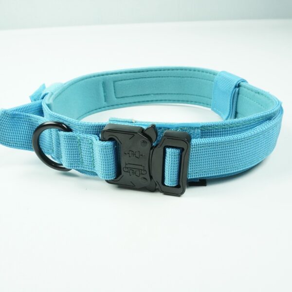 589943358 Tactical Collar Pet Collar Nylon Outdoor Dog Leash Adjustable Large and Medium Dog Collar Dog Collar