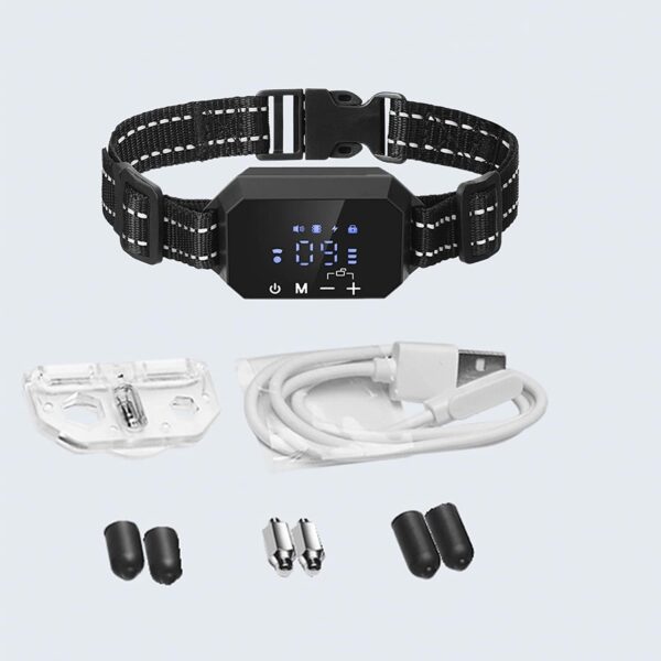 GPS Wireless Dog Fence, Electric Shock Vibrate , Range Adjustable Warning Strength, Rechargeable, Pet Containme
