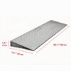 35.4inch Wide Rubber Threshold Ramp , Cuttable Wheelchair Slope