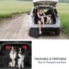Dog Ramp For Car 65inchX17.2inch Large Folding Pet Stair Ramps For Truck, SUV, With Non-Slip Surface, Up To 250LBS, Outdoor Dog Car Ramp For Medium & Large Dogs, Portable Pet Steps