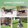 589943227 Pet Support Vest for Dogs with Intervertebral Disc Injury, Back Fracture Protection Belt, Large Dog Lumbar Support