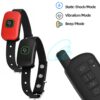 589943386 1000ft Range Dog Training Collar Waterproof Electric Shock Vibration Sound Dogs Bark Collar for Small Medium Large Dogs Trainer