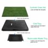 8116ba51-3e79-4ead-a2ec-f9a9aac3001d.jpg Dog Potty Training Artificial Grass Pad Pet Cat Toilet Trainer Mat Puppy Loo Tray Turf