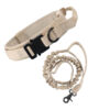 589943371 Tactical Collar Pet Collar Nylon Outdoor Dog Leash Adjustable Large and Medium Dog Collar Dog Collar