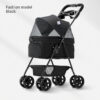 Pet Summer Cat Cart Light Dog Folding Pet Cart Four Wheeled Dog Travel