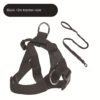 589943401 Dog Harness for Medium to Large Breeds like Shiba Inu, Adjustable Saddle-style Chest and Back Dog Leash