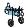 9d40ef2b-66d2-4a01-8093-d1ea924e7625.jpg Dog Wheelchair For Back Legs, Adjustable 2 Wheels Pet Wheelchair, Lightweight Dog Cart With Shock-Absorbing Wheels, Mobility Support Wheel Chair For Disabled Injured Dogs Up To 22lbs, Small