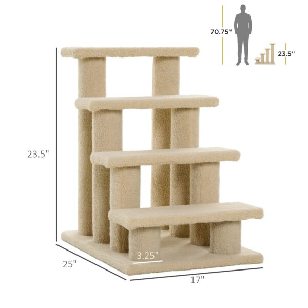9dc6a825d6874aceaab41bc9d39c7429.jpg Pet Stairs Dog Cat Step Scratch Post