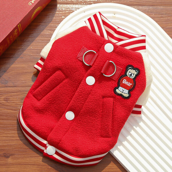 589941135 Wholesale Fleece Dog/Cat Outdoor Jacket - Small/Medium Pets, D-Ring & Buttons