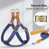 Dog leash Dog chest back lettering Anti loss small dog Teddy chest strap medium-sized dog corgi vest dog rope