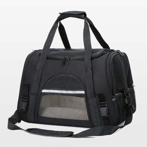 589941102 Foldable & Expandable Pet Carrier Bag - Mesh Breathable Cat/Dog Travel Bag, Convertible Crossbody Handbag for Small Pets