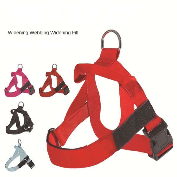 589943393 Dog Harness for Medium to Large Breeds like Shiba Inu, Adjustable Saddle-style Chest and Back Dog Leash