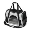 589941094 Foldable & Expandable Pet Carrier Bag - Mesh Breathable Cat/Dog Travel Bag, Convertible Crossbody Handbag for Small Pets