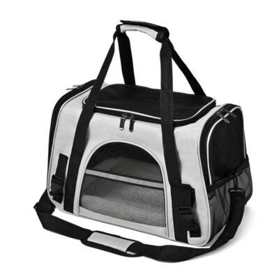 589941094 Foldable & Expandable Pet Carrier Bag - Mesh Breathable Cat/Dog Travel Bag, Convertible Crossbody Handbag for Small Pets