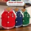 589941142 Wholesale Fleece Dog/Cat Outdoor Jacket - Small/Medium Pets, D-Ring & Buttons