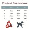 589943394 Dog Harness for Medium to Large Breeds like Shiba Inu, Adjustable Saddle-style Chest and Back Dog Leash