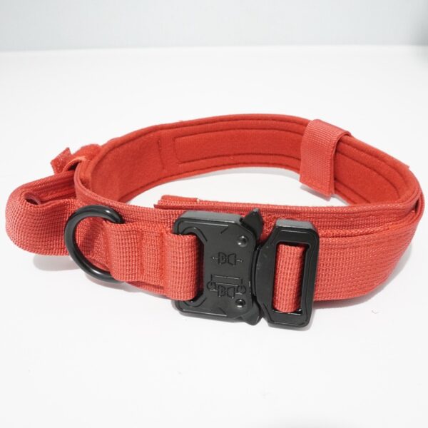 589943356 Tactical Collar Pet Collar Nylon Outdoor Dog Leash Adjustable Large and Medium Dog Collar Dog Collar