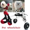 589943035 Pet Wheelchair Walk Cart Scooter Pet Dog Wheelchair Weak Paralyzed for Handicapped Hind Leg 2-Wheel Rear Dog Wheelchair