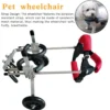 589943036 Pet Wheelchair Walk Cart Scooter Pet Dog Wheelchair Weak Paralyzed for Handicapped Hind Leg 2-Wheel Rear Dog Wheelchair